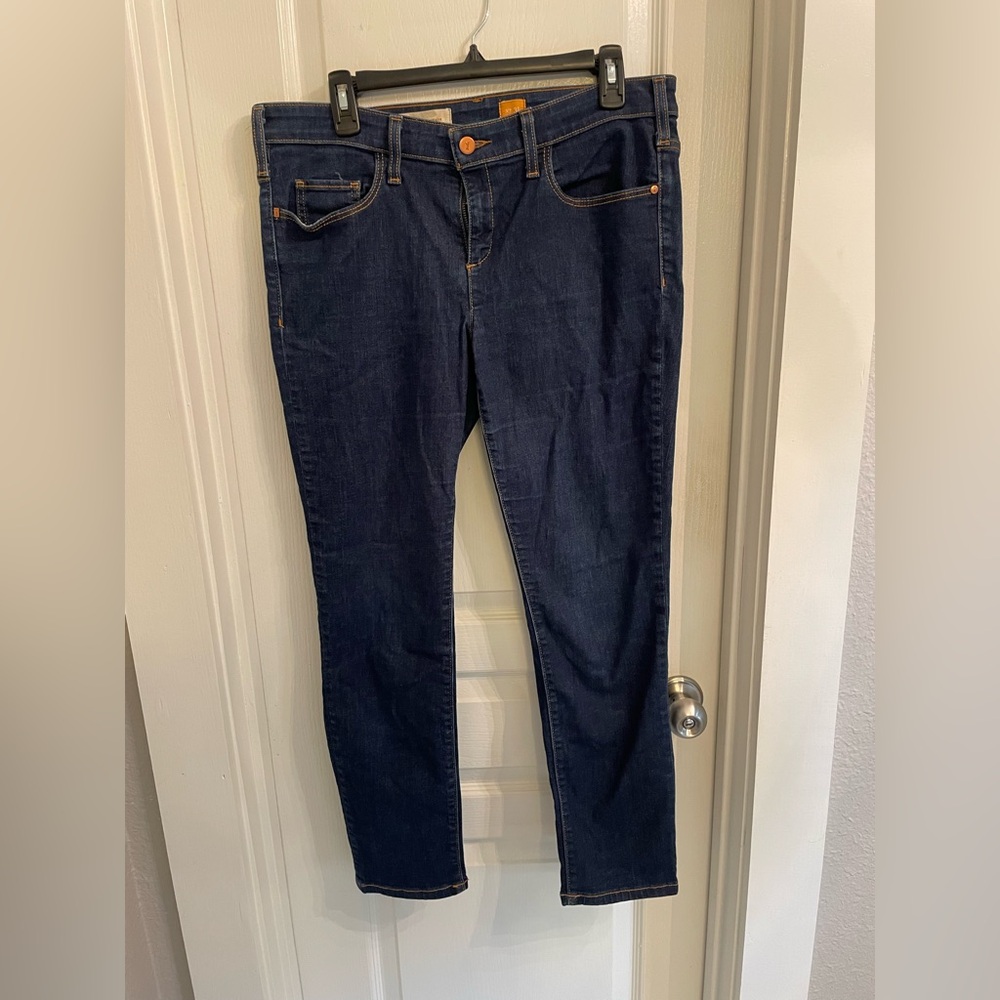 Pilcro brand from Anthropologie skinny/straight leg jeans. Size 32.